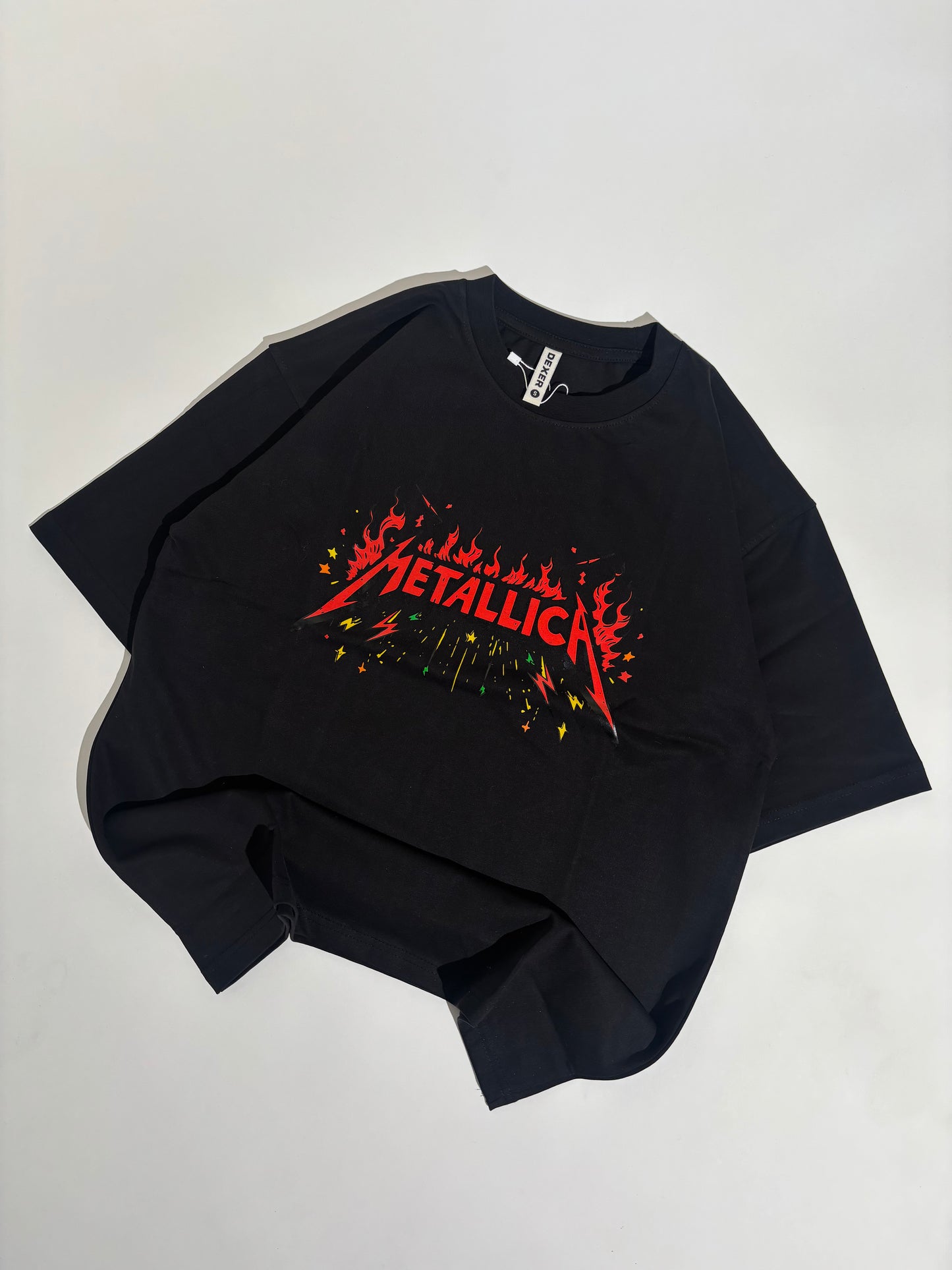 Metallica black oversized tee