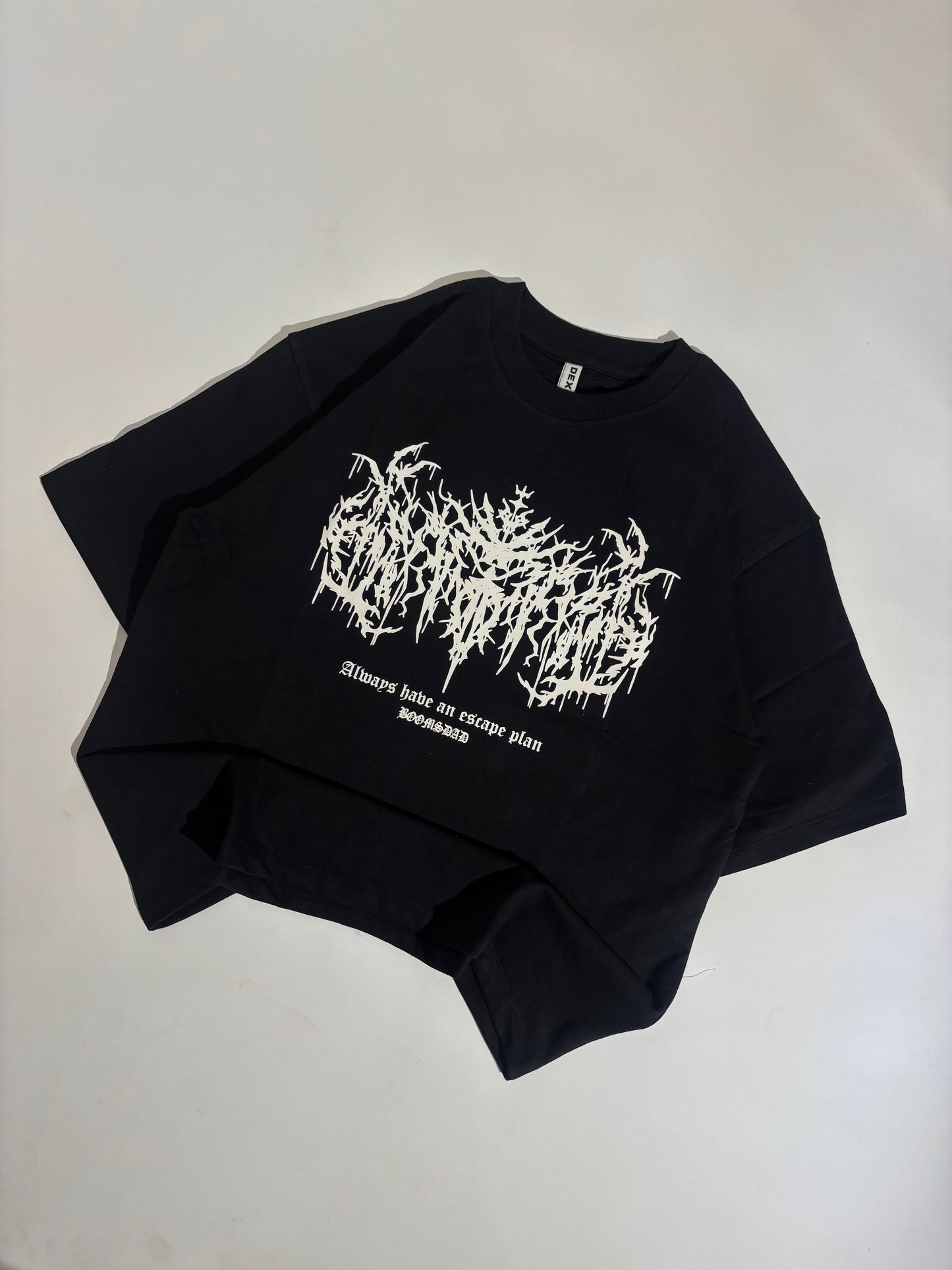 Spider black oversized tee