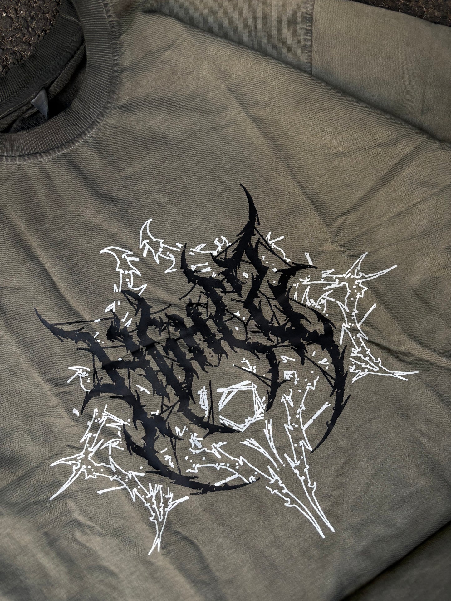 Knight faded oversized tee