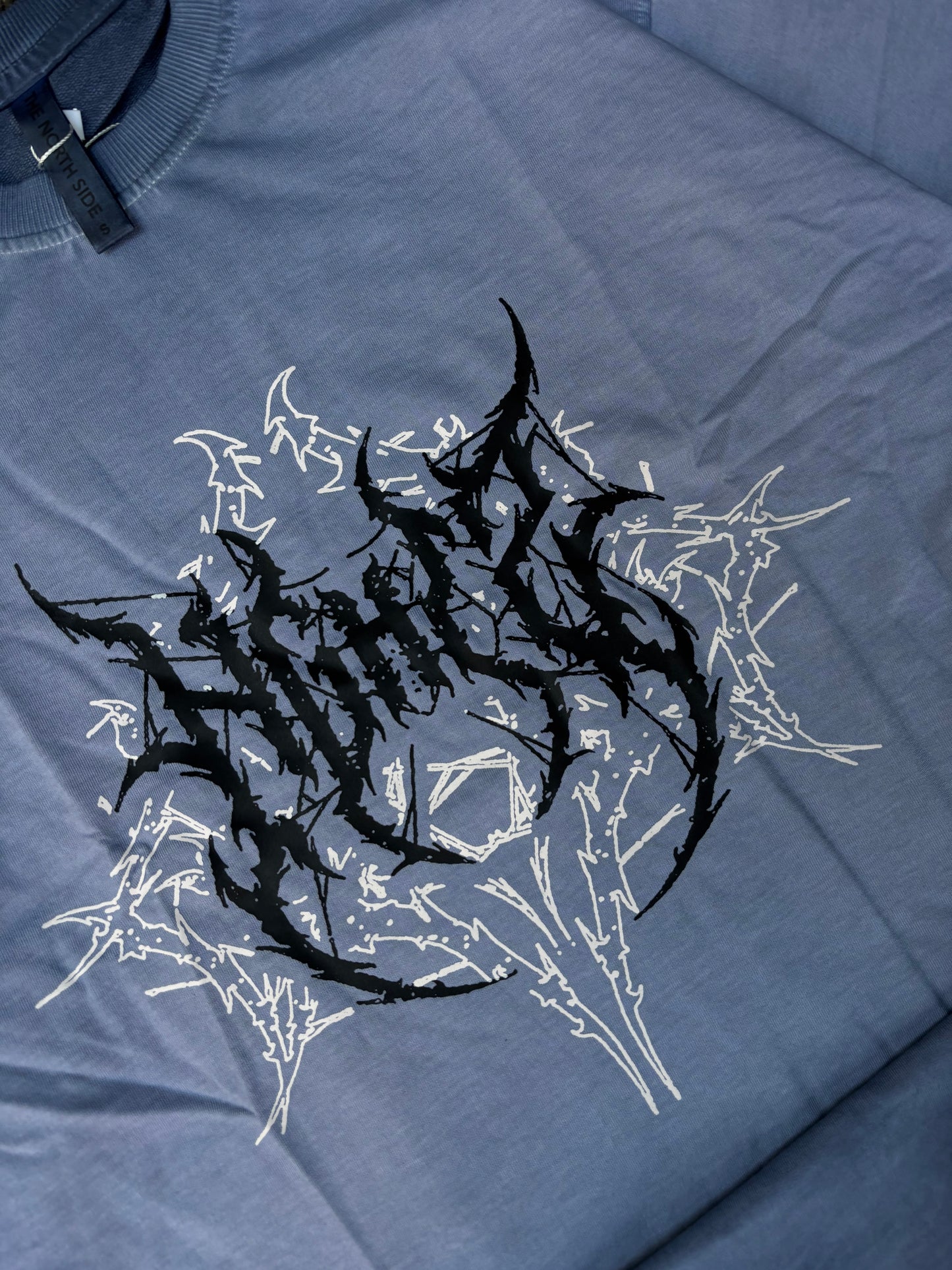 Night faded oversized tee