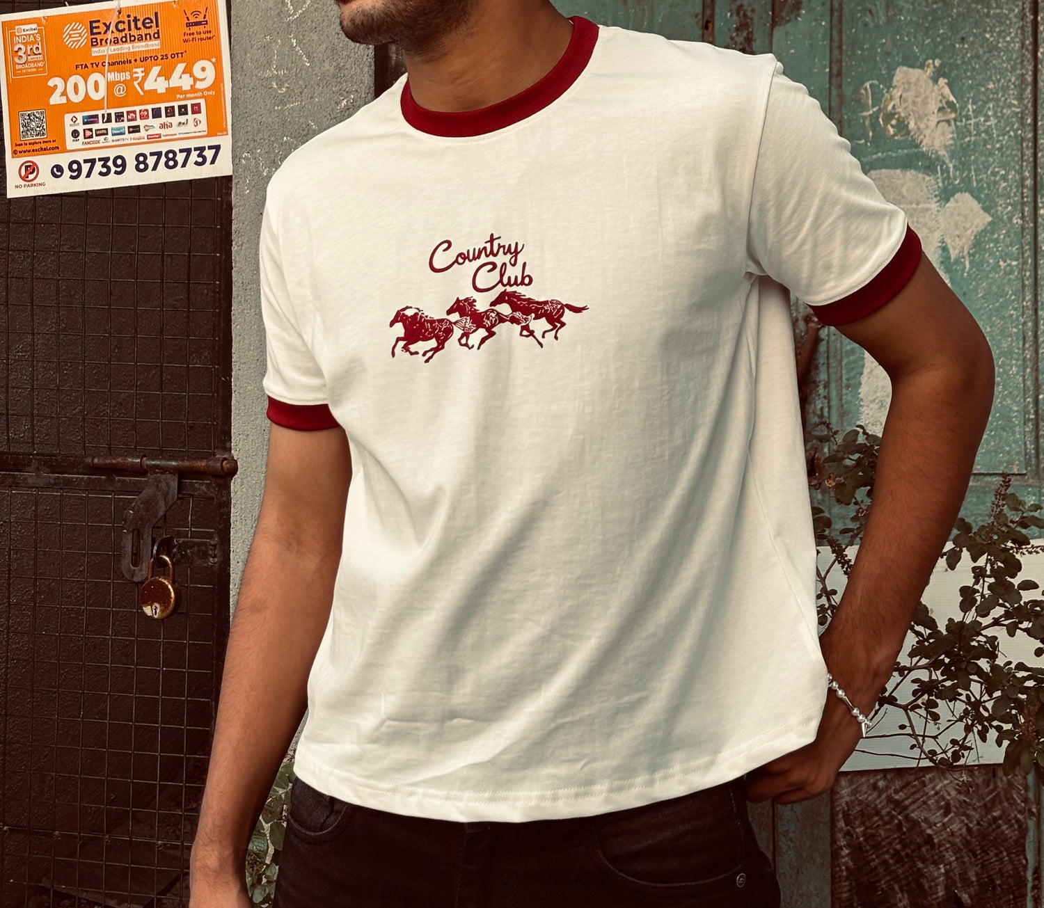 Ringer and cropped tees
