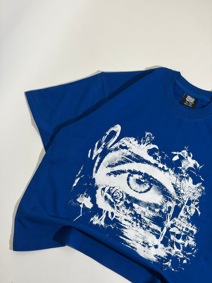 Eyes crop boxy tee