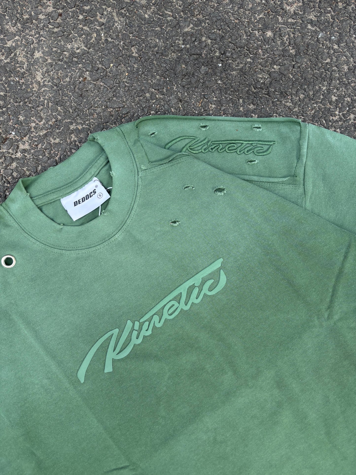 Kinetic green oversized tee