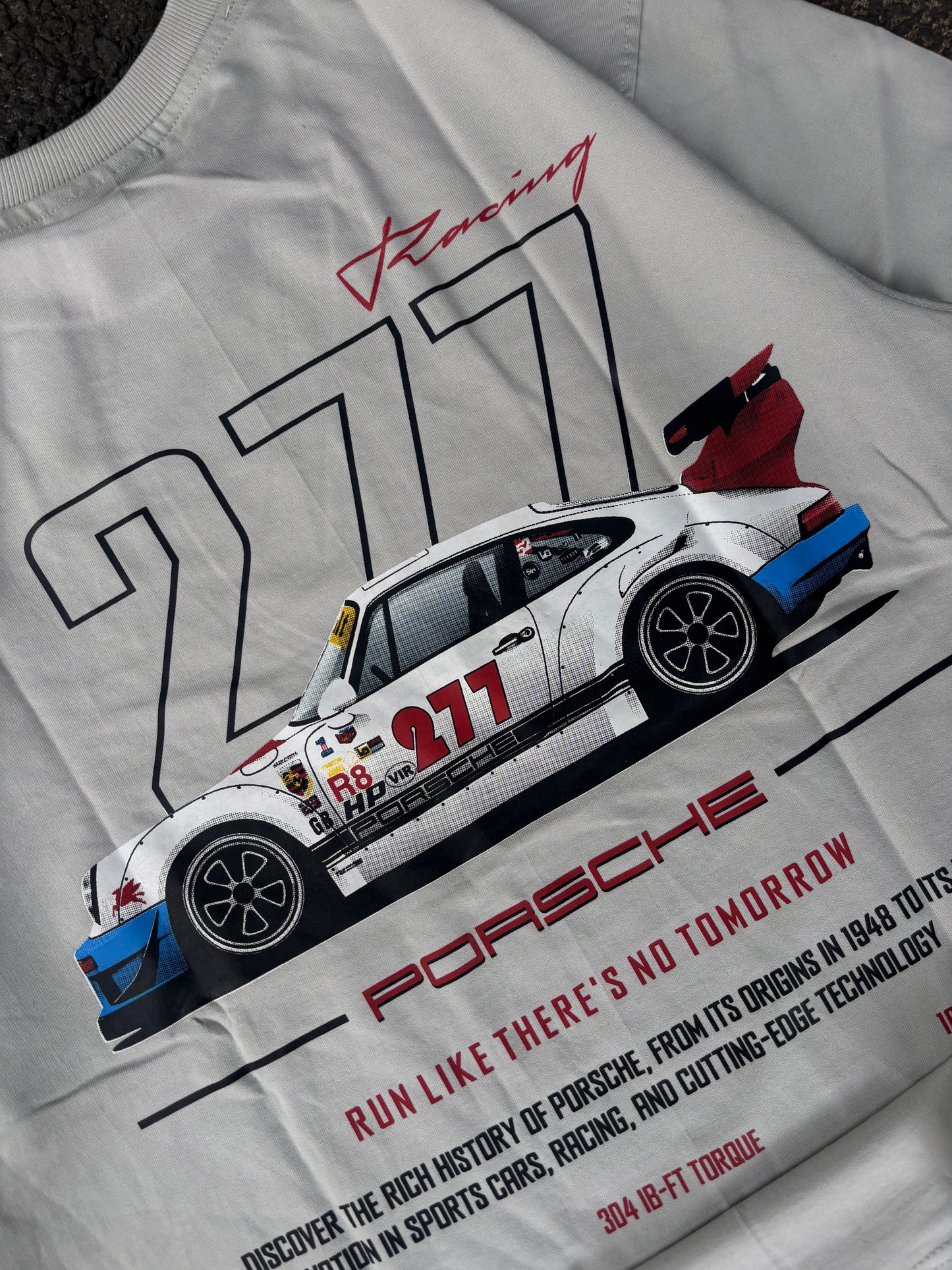 277 Porsche oversized tee