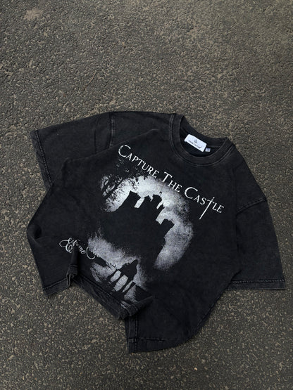 Castle acid wash oversized tee