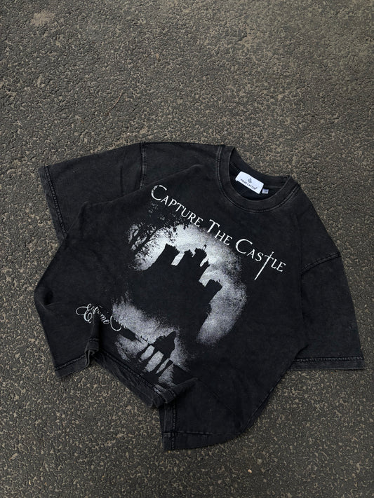 Castle acid wash oversized tee