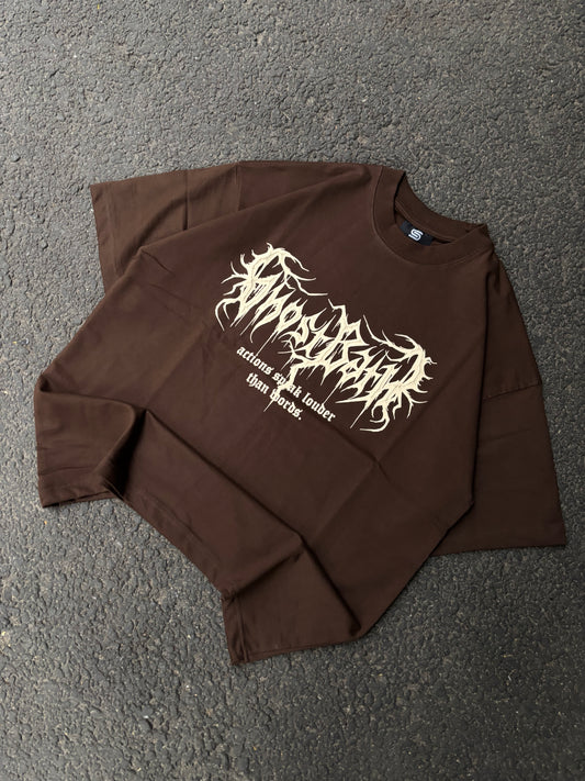 Ghost brown oversized tee