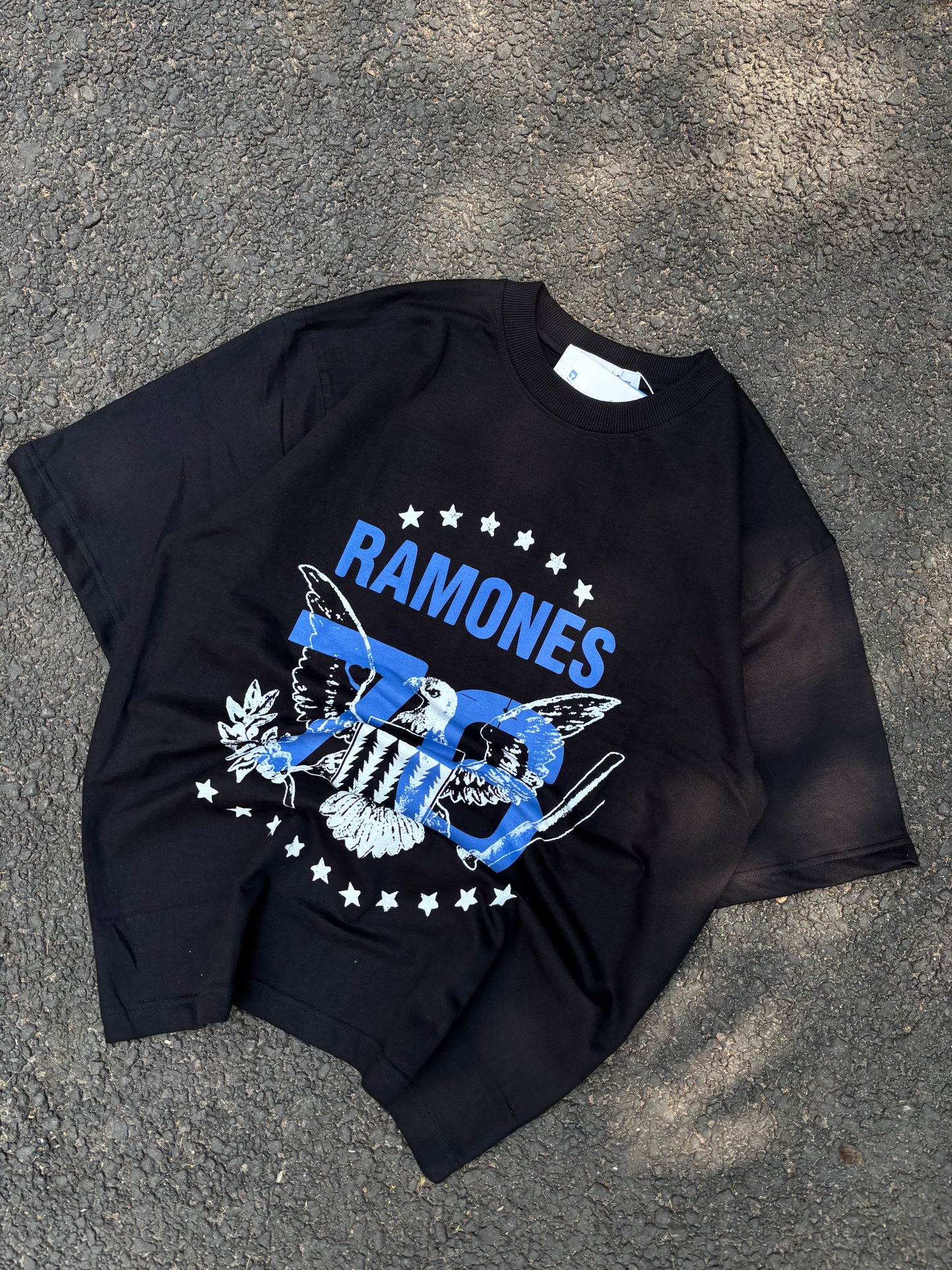 Ramones 76 black oversized tee