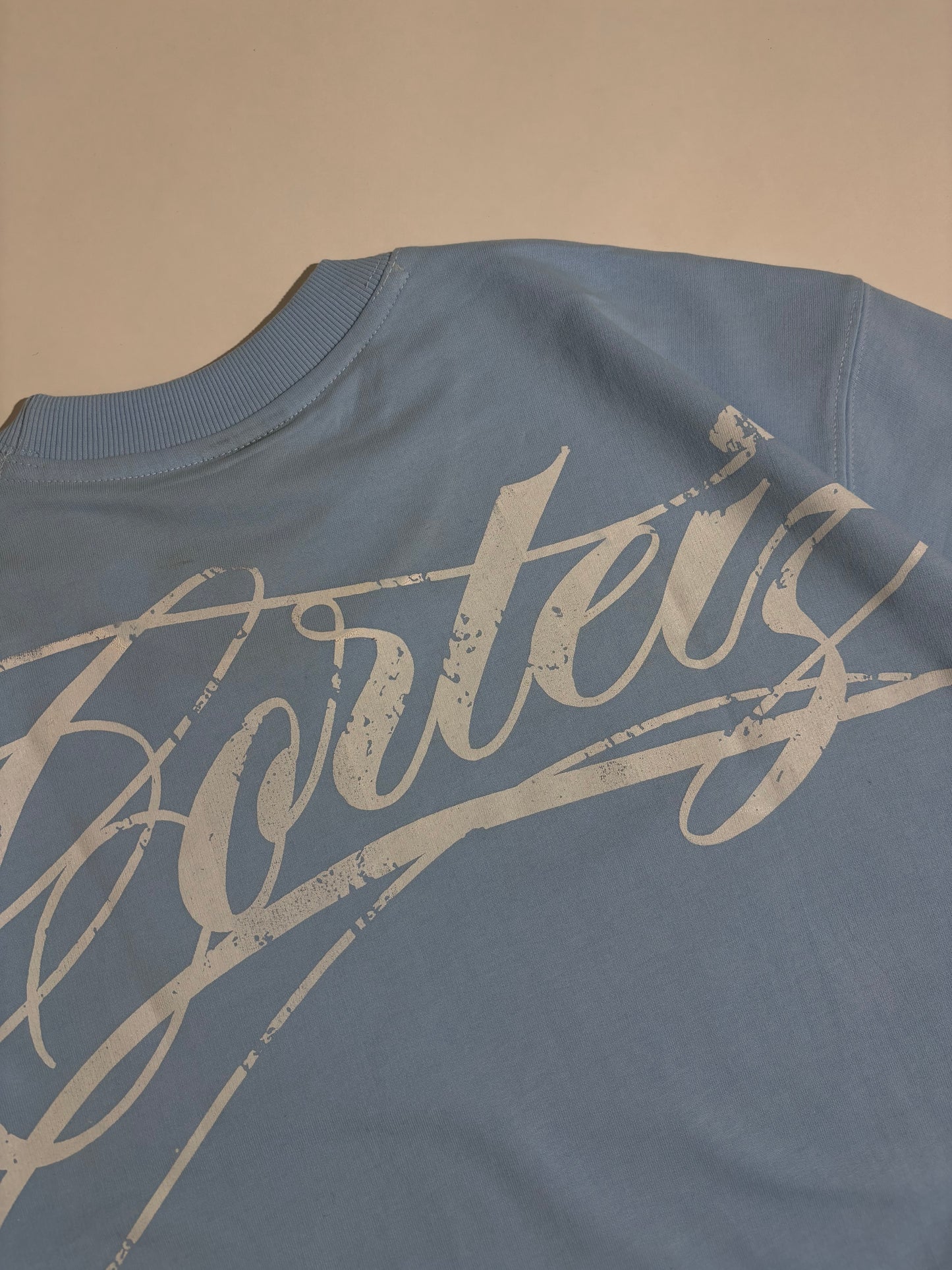 Corteiz blue oversized boxy tee