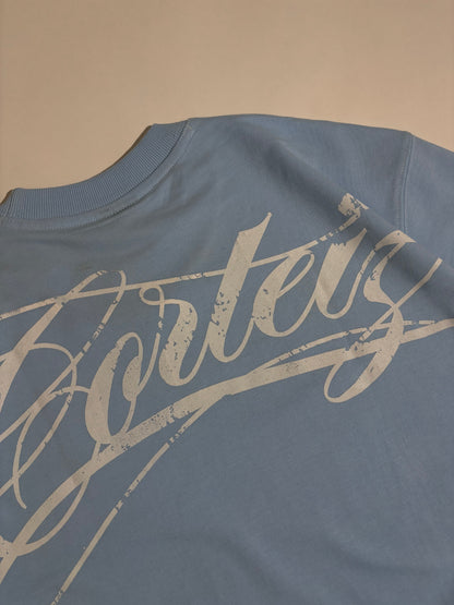 Corteiz blue oversized boxy tee