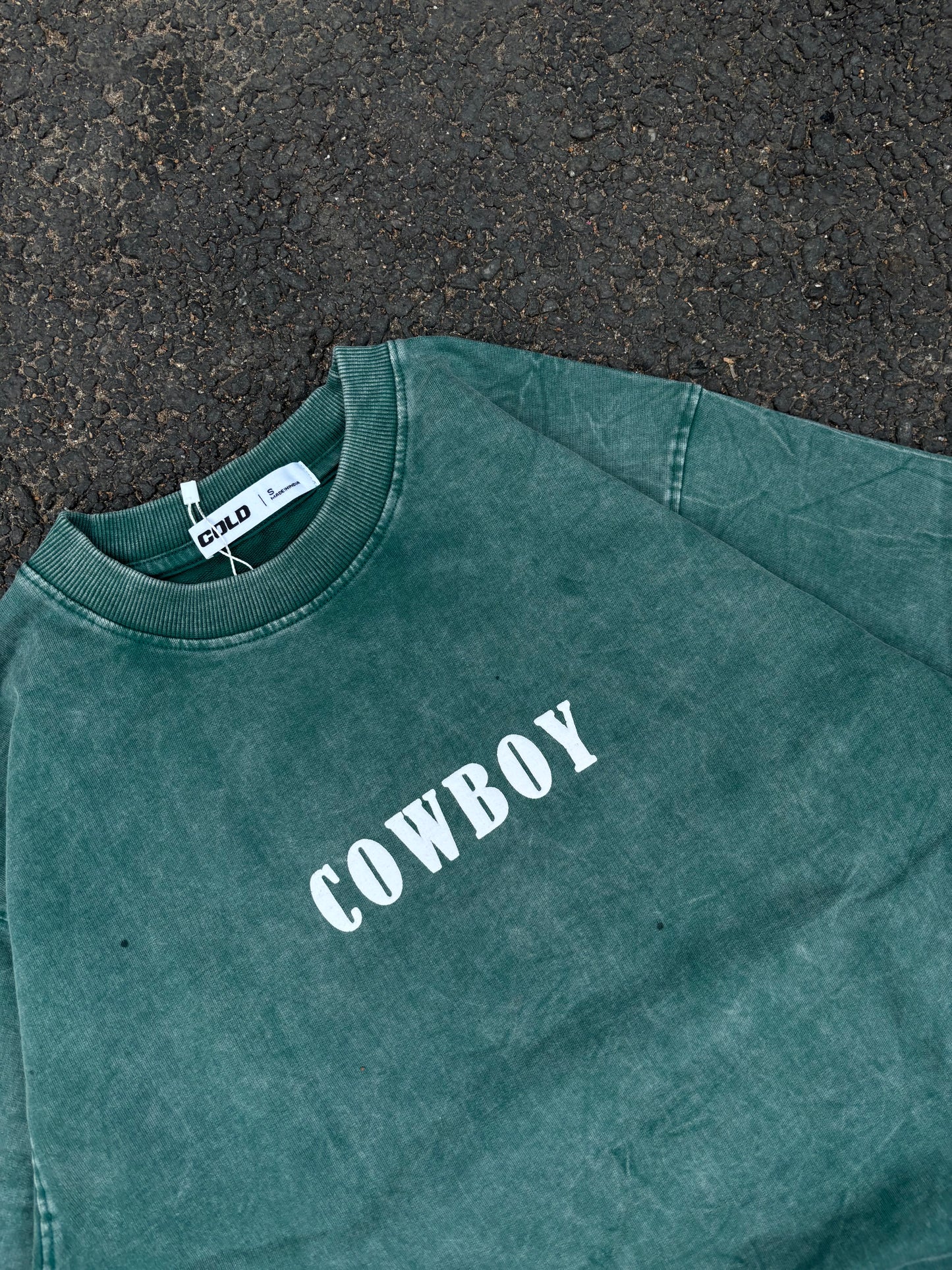 Rodeo acid wash oversized tee