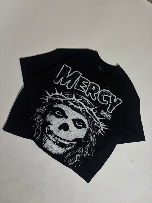 Mercy black oversized boxy tee