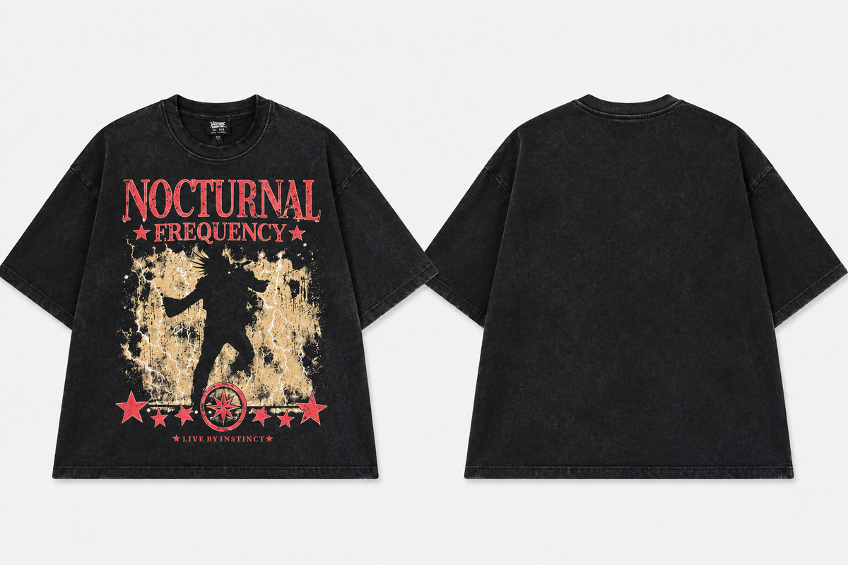 Nocturnal boxy tee