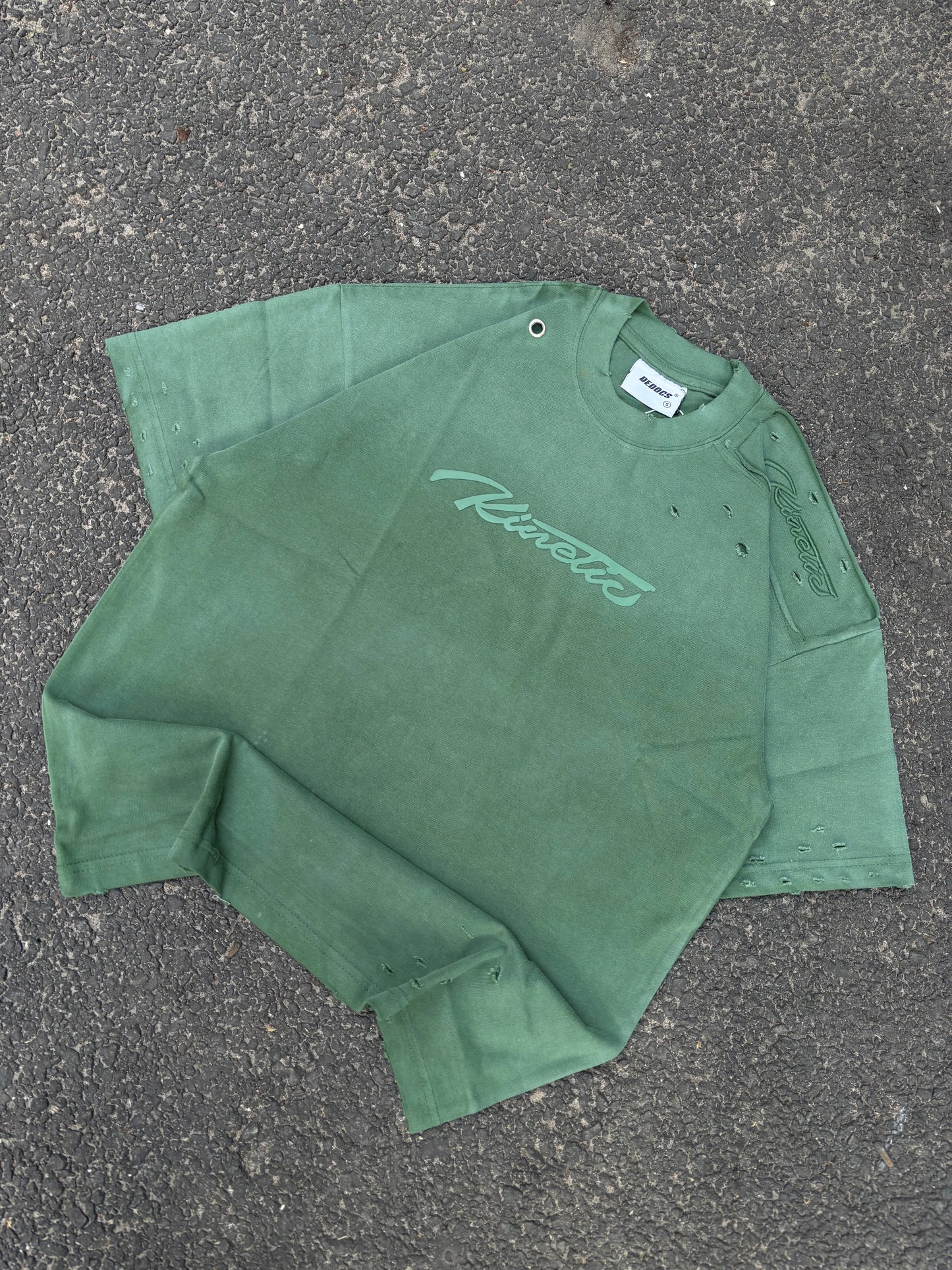 Kinetic green oversized tee