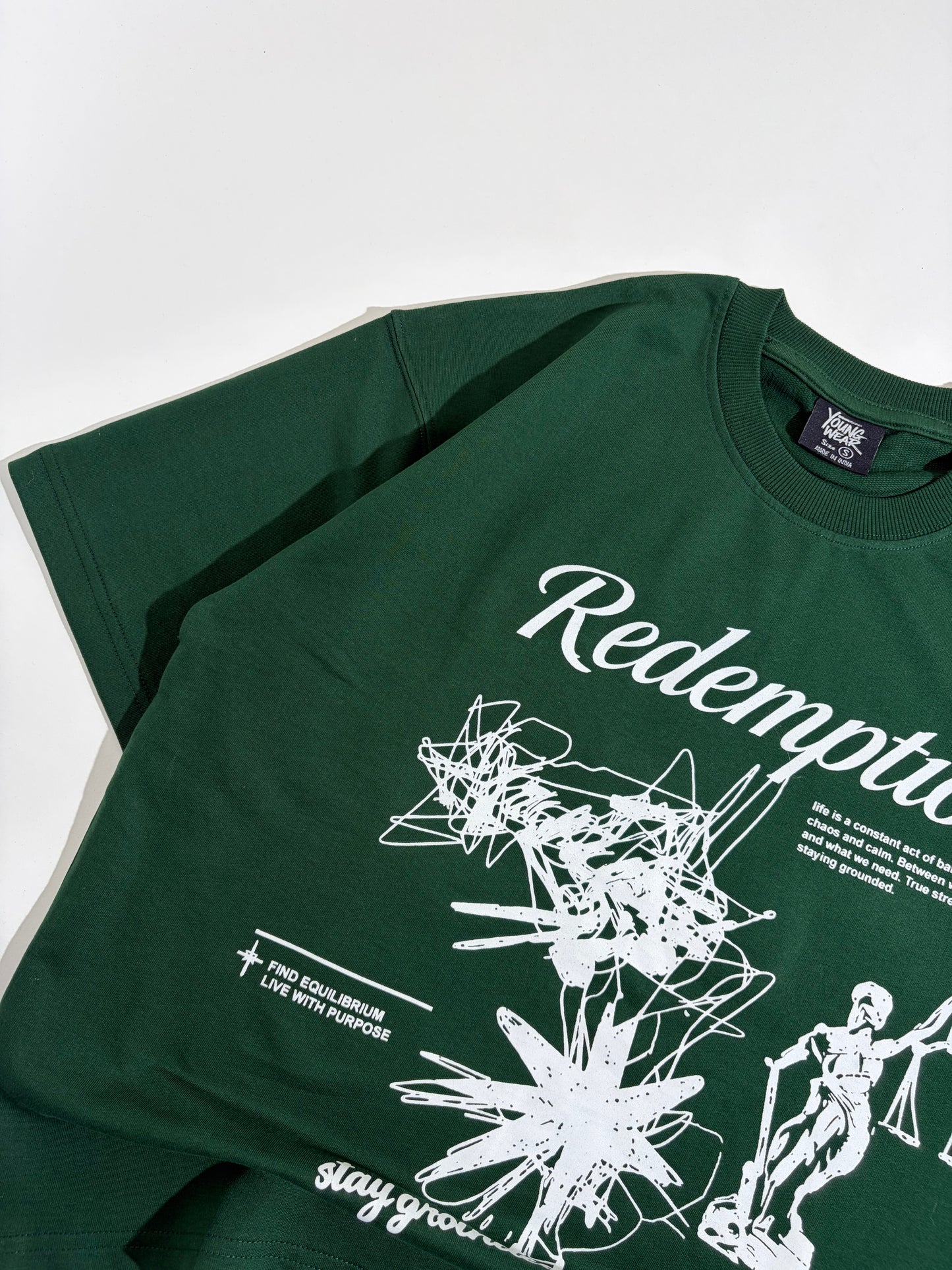 Redemption crop boxy tee