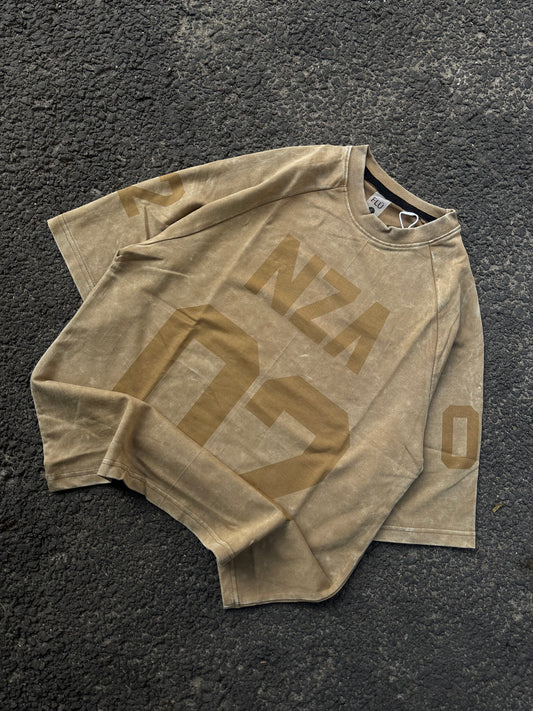 NZA beige oversized tee