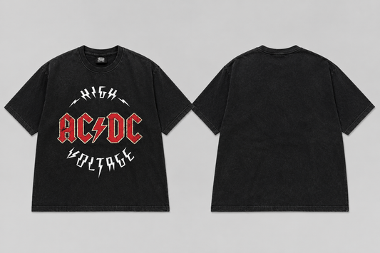 Acdc boxy tee