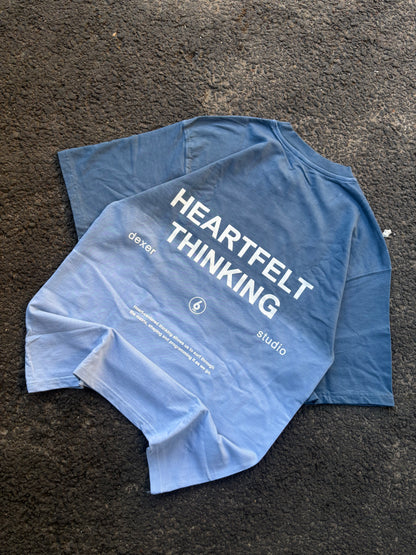 Ambition blue oversized tee
