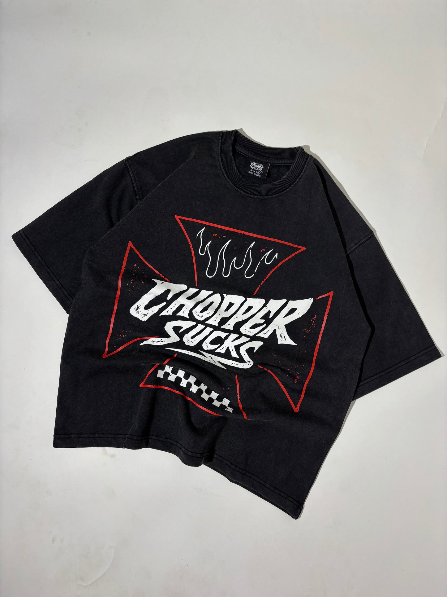Sucks premium lava wash boxy tee