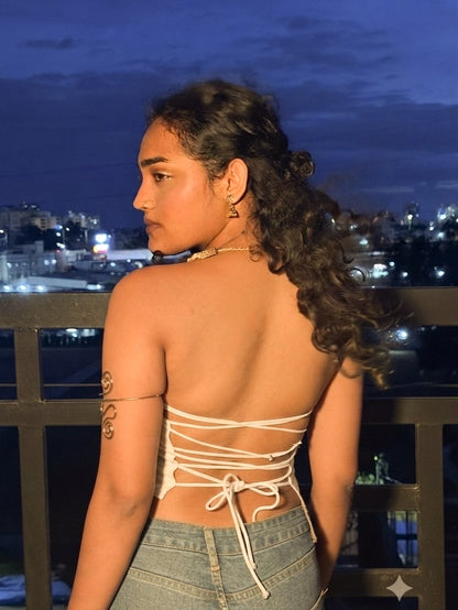 Jasmine backless top