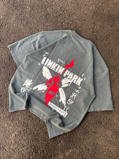 Linkin grey oversized tee
