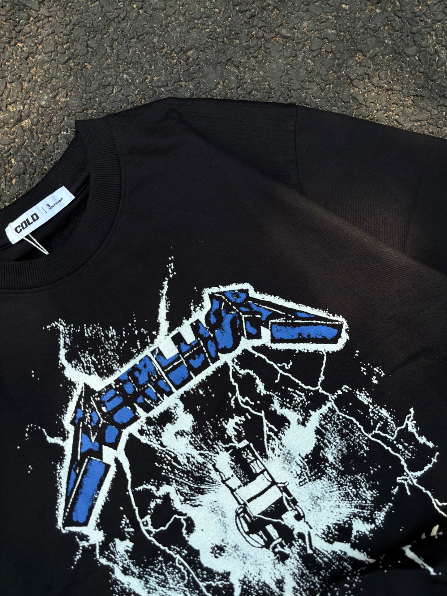 Metallica black oversized tee