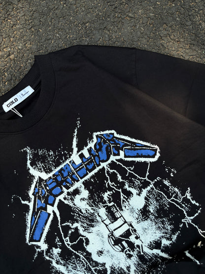 Metallica black oversized tee