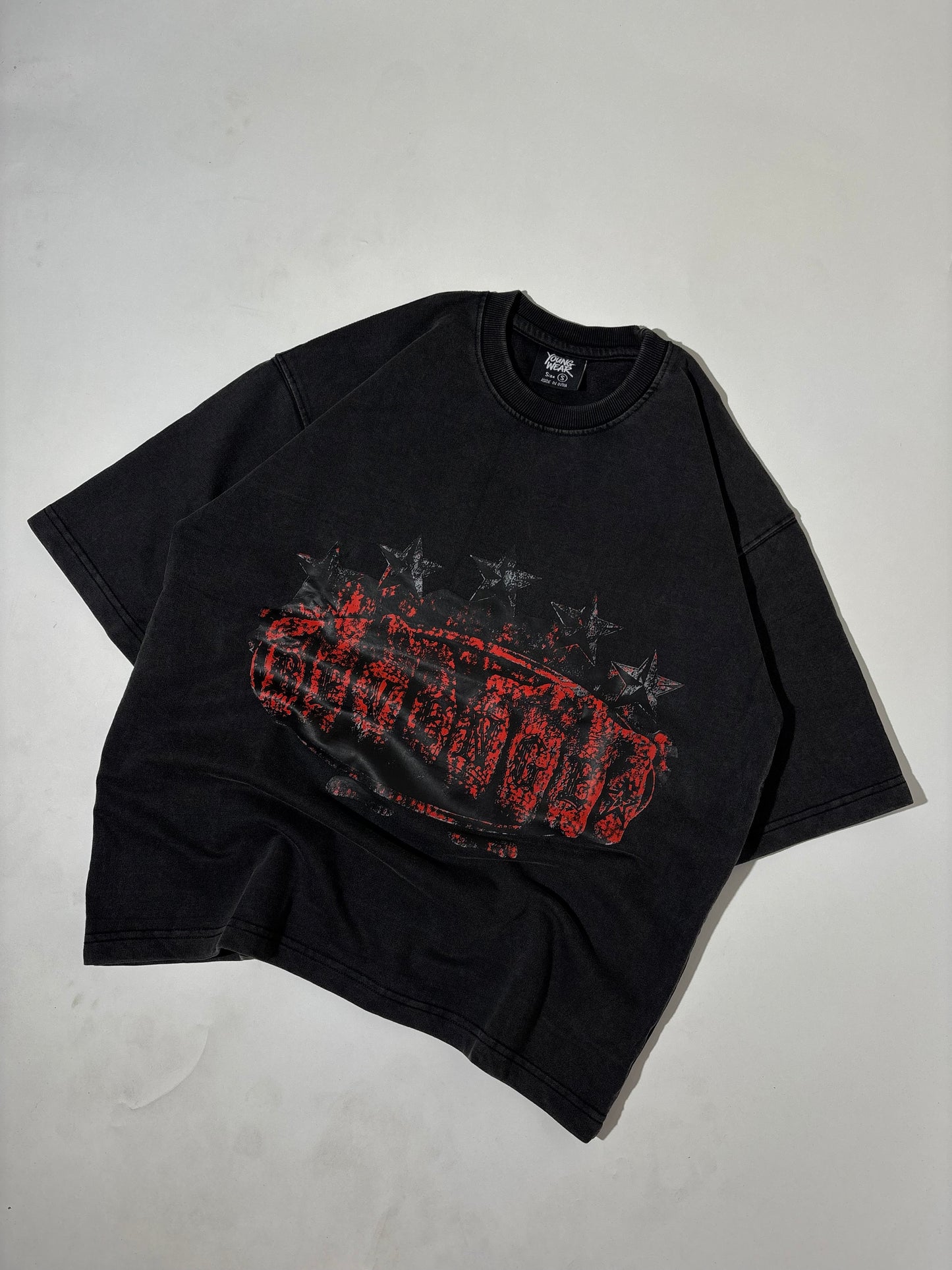 Revenge premium lava wash boxy tee