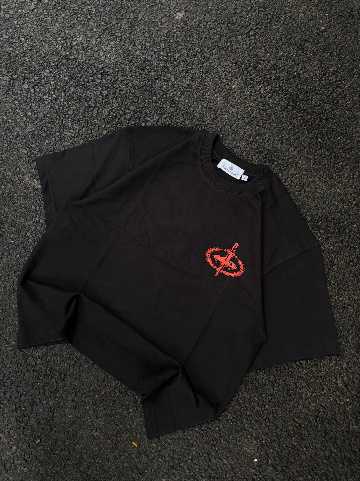 Gang black oversized tee