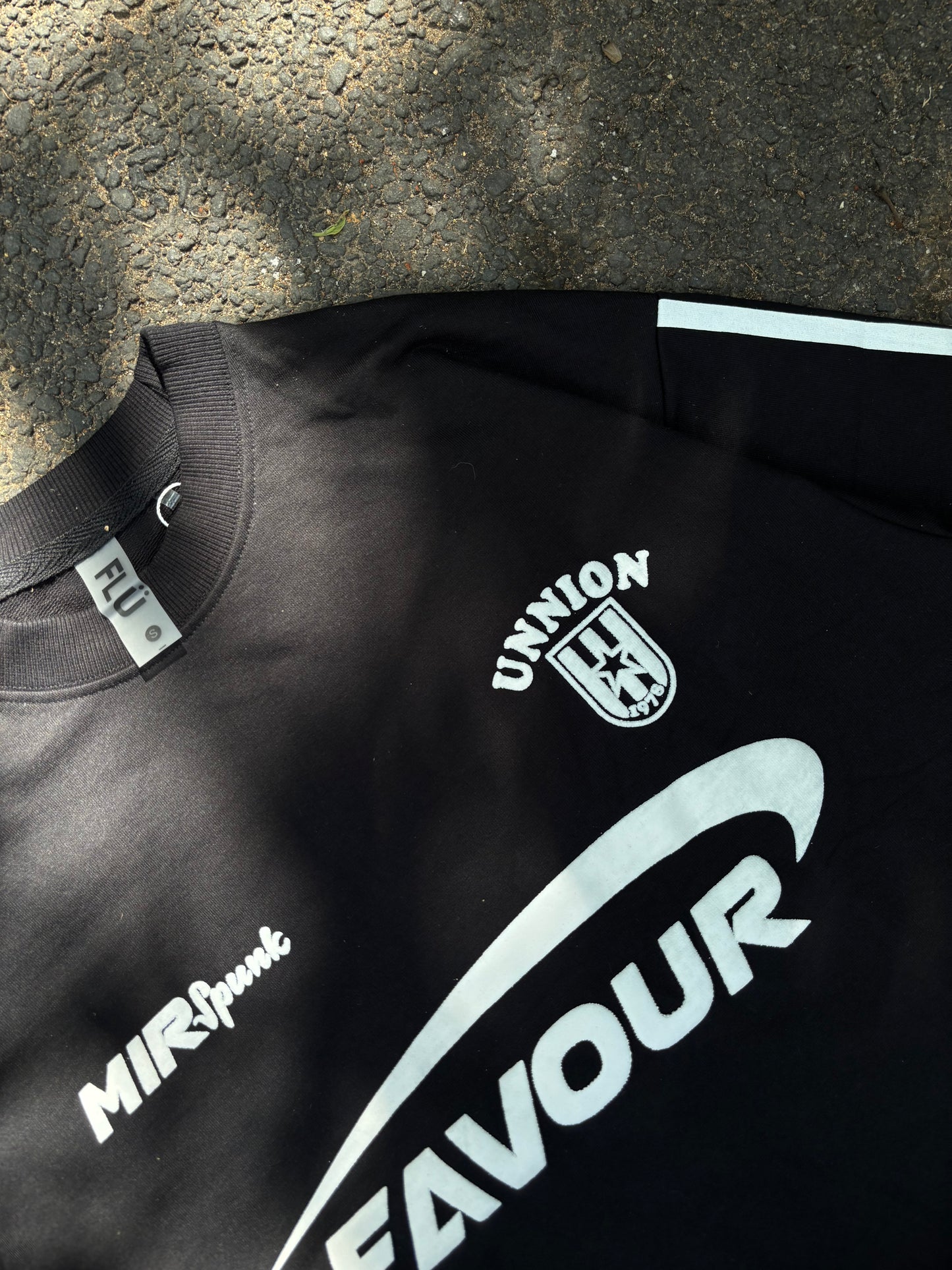 Favour black oversized tee
