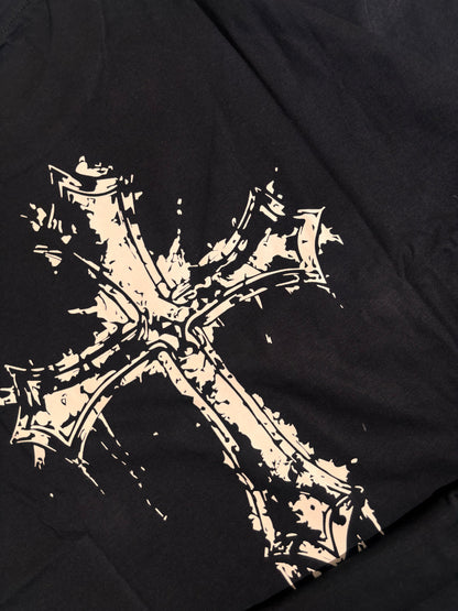 Wings black full sleeve tee