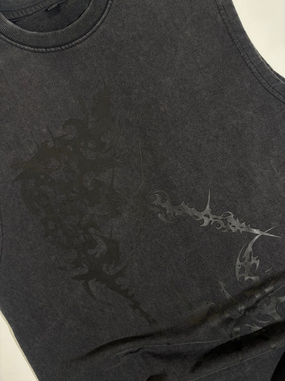 Tribal lava wash vest
