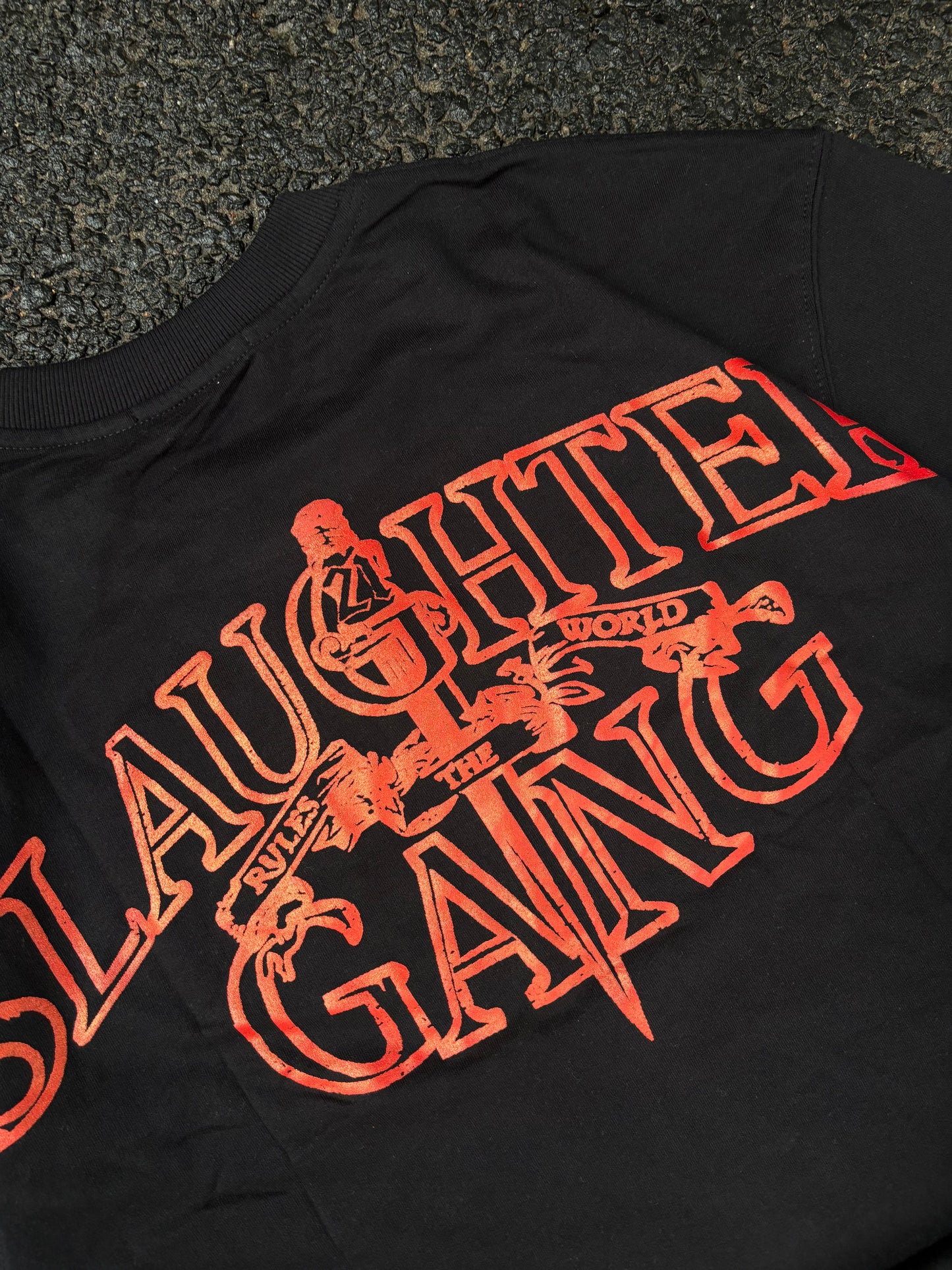 Gang black oversized tee