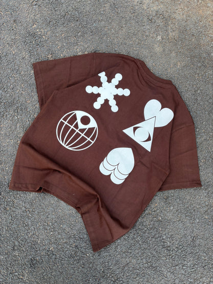 Update the standards brown oversized tee