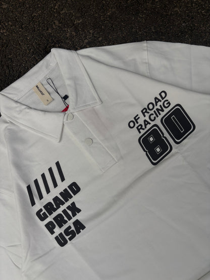 Grand pix oversized polo tee