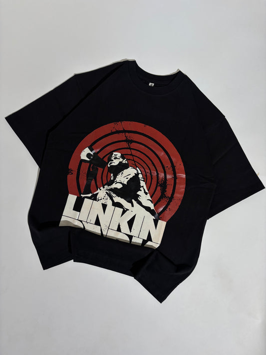 Linkin black oversized tee