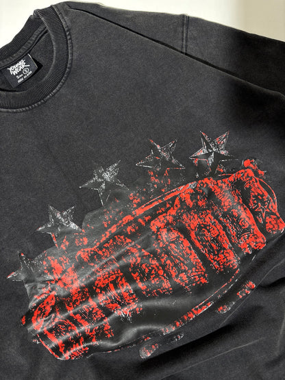 Revenge premium lava wash boxy tee