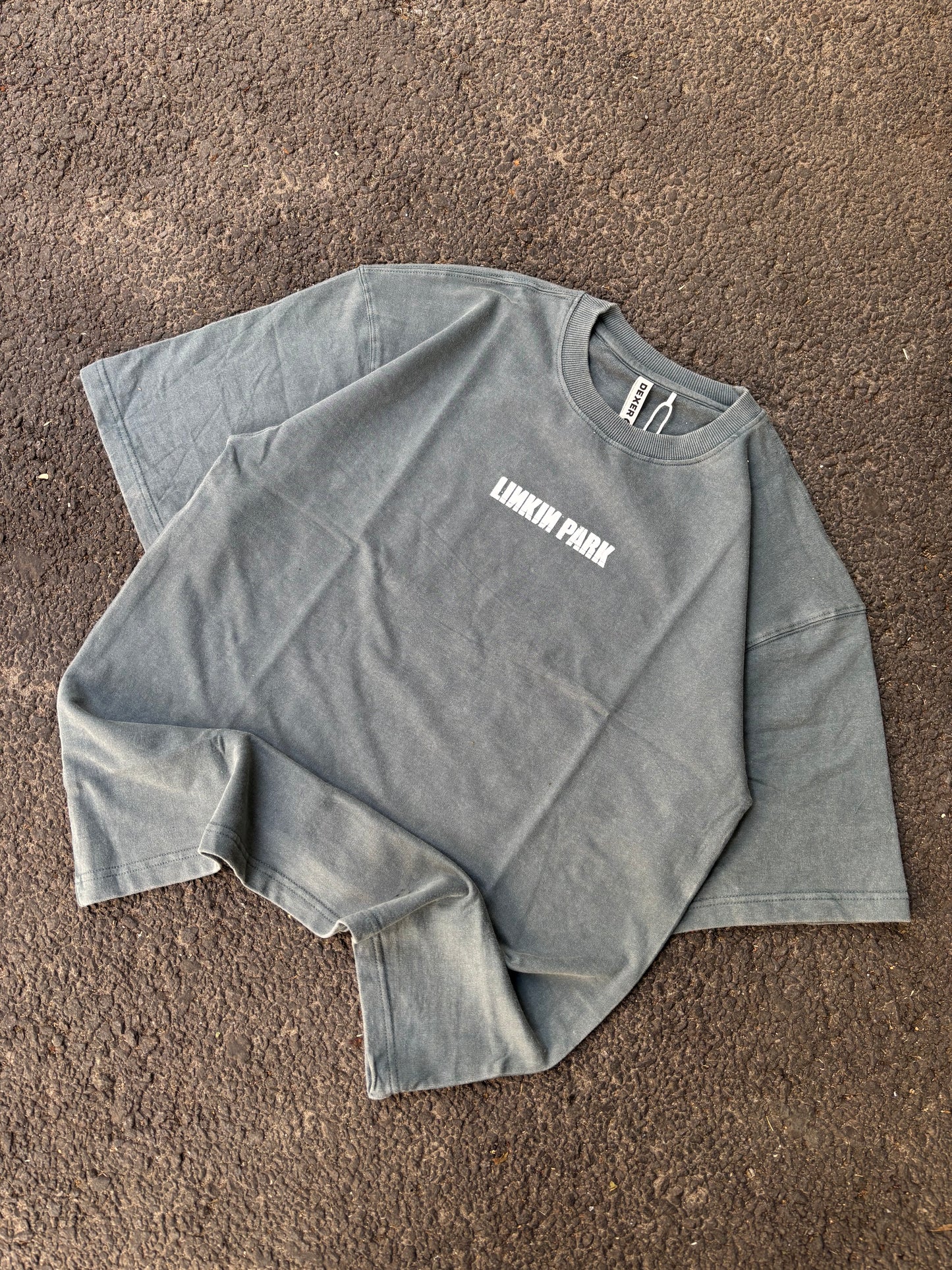 Linkin grey oversized tee