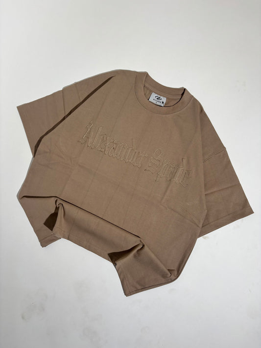 Spade beige oversized tee