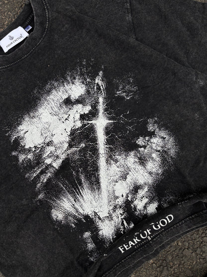 FOG acid wash oversized Tee