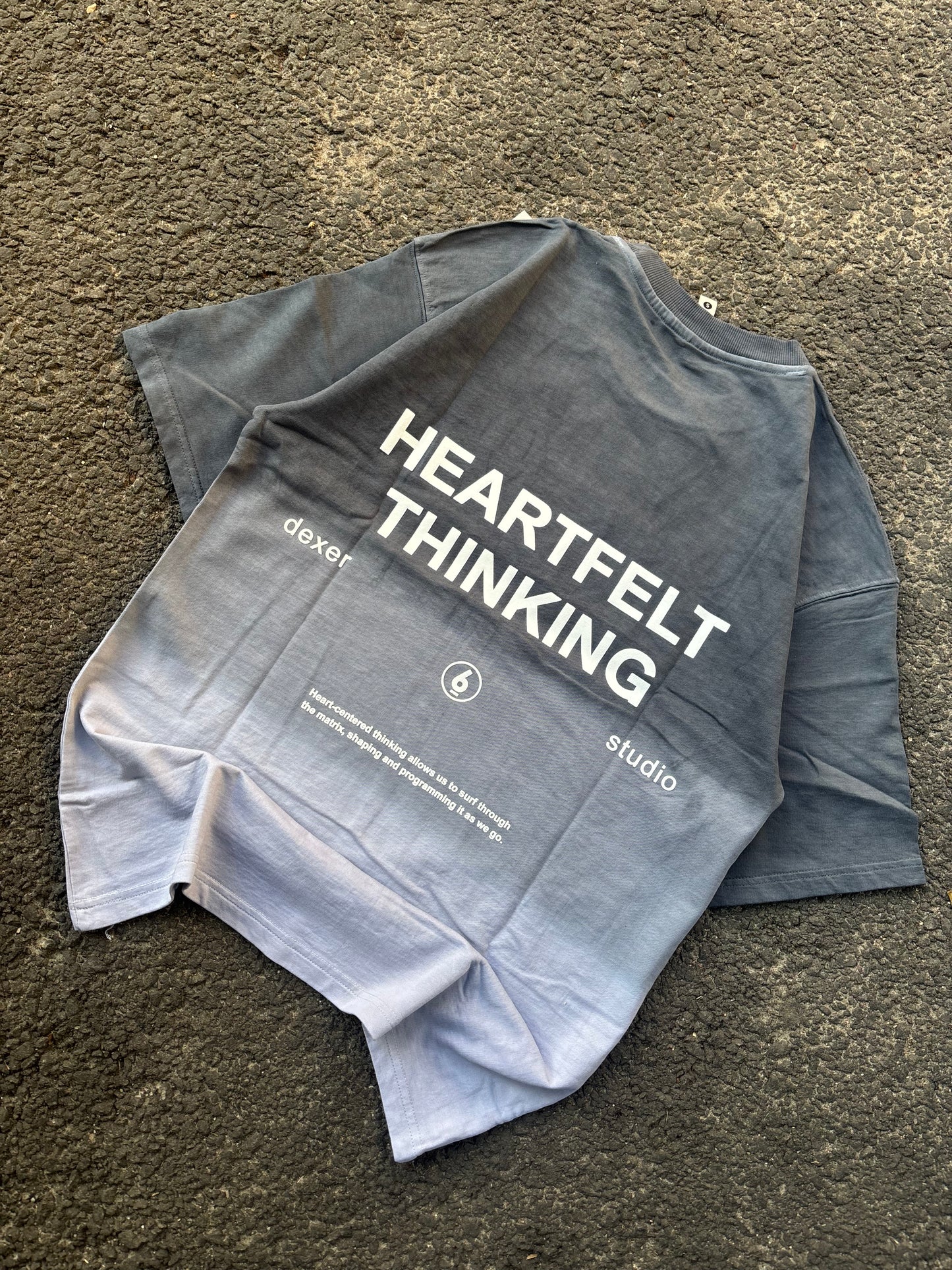 Ambition grey oversized tee