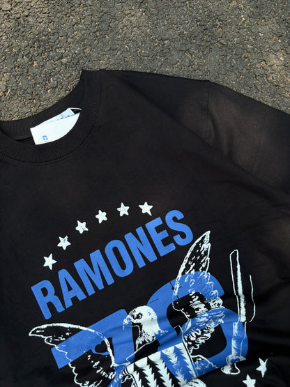 Ramones 76 black oversized tee