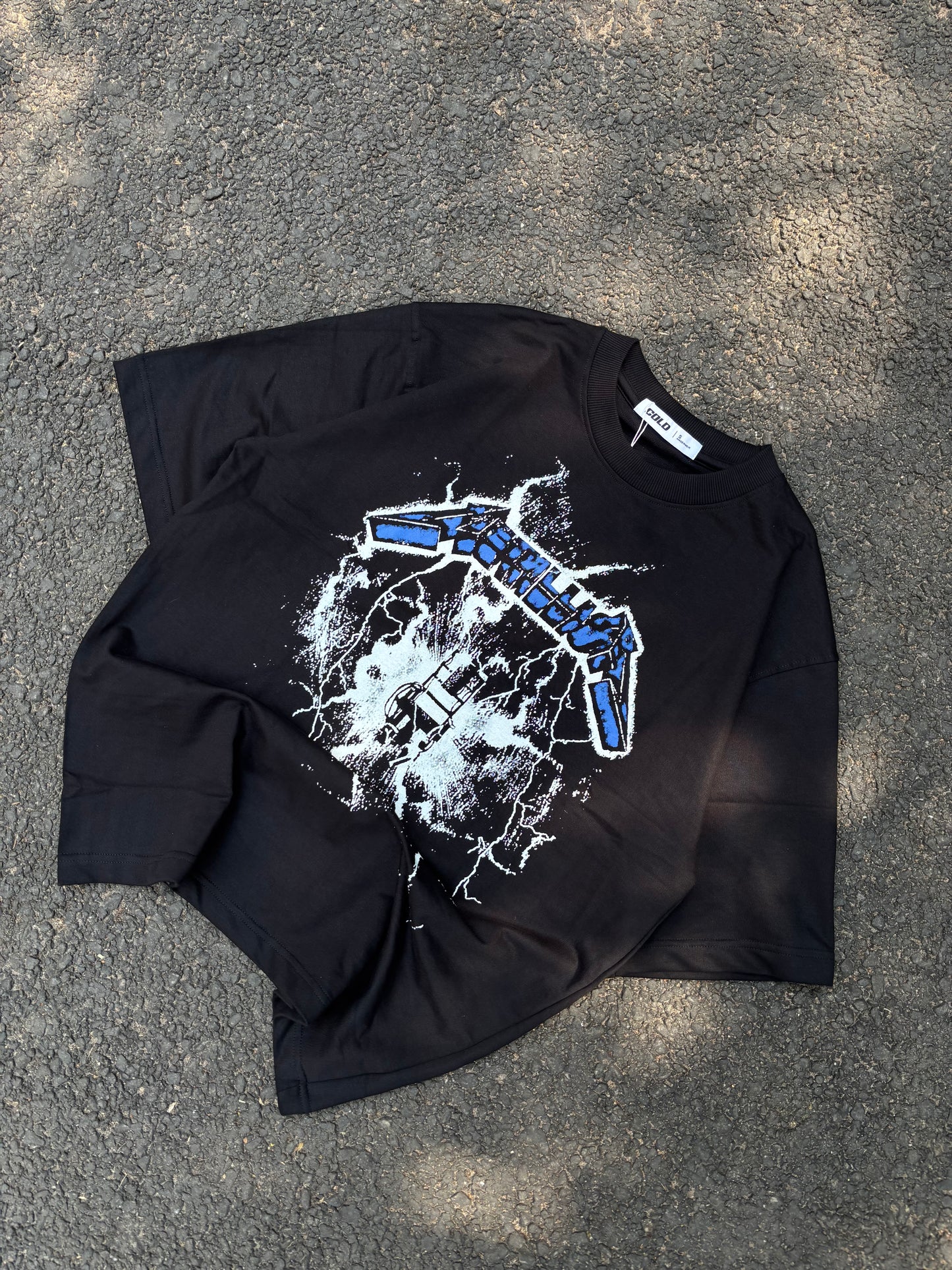 Metallica black oversized tee