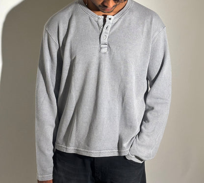 Washed Henley tee