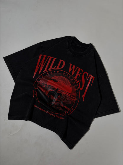 Wild premium lava wash boxy tee