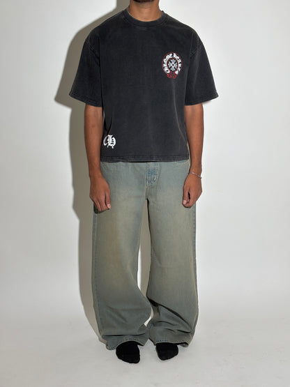 Hearts cropped boxy tee