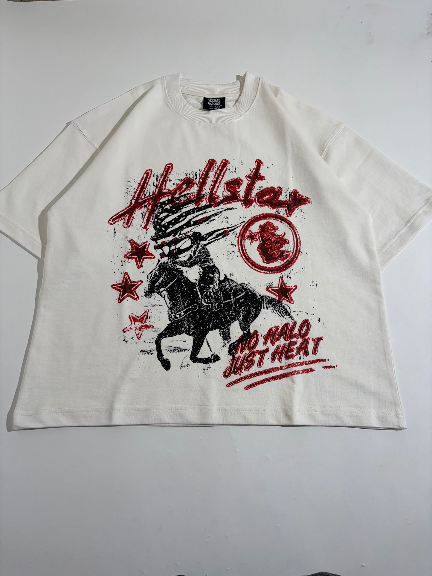 Hellstar crop boxy tee