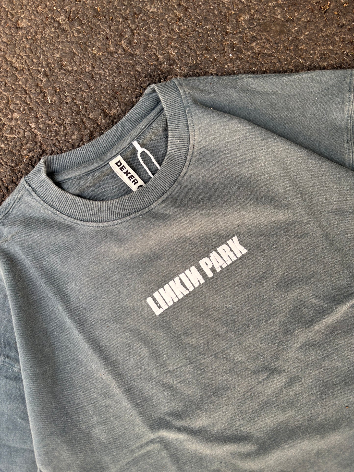 Linkin grey oversized tee
