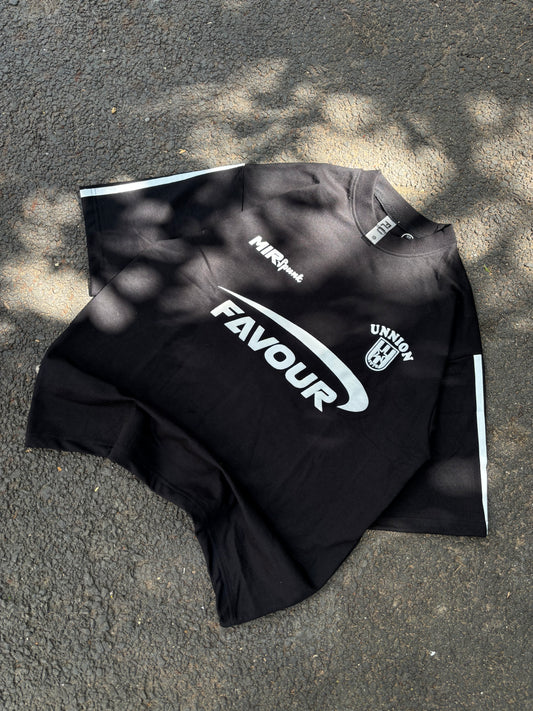 Favour black oversized tee