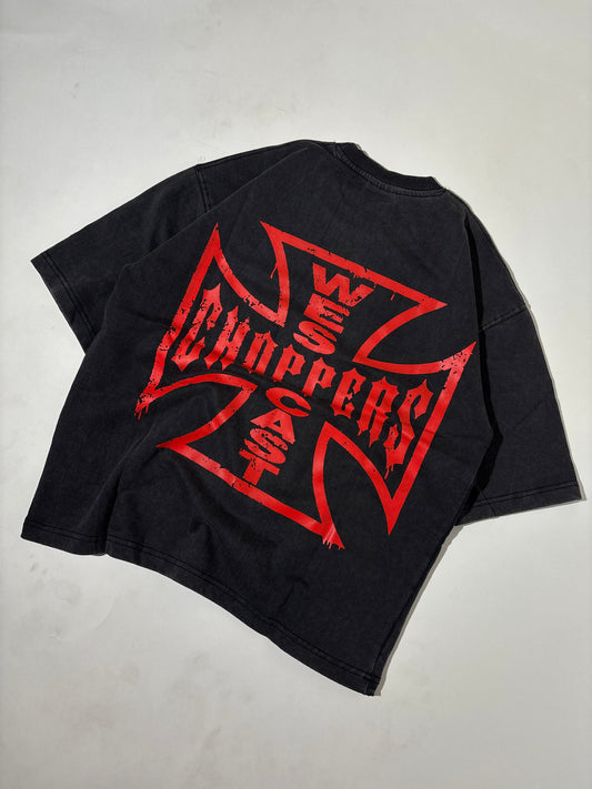 Choppers premium lava wash boxy tee